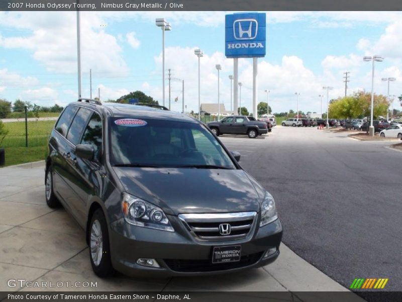 Nimbus Gray Metallic / Olive 2007 Honda Odyssey Touring