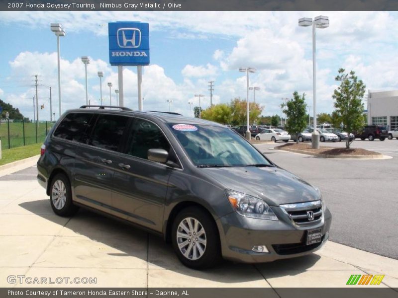 Nimbus Gray Metallic / Olive 2007 Honda Odyssey Touring