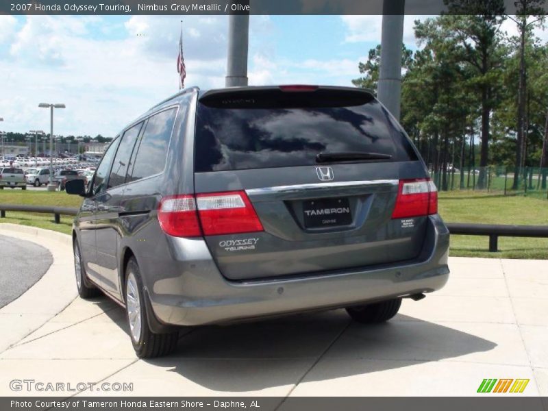 Nimbus Gray Metallic / Olive 2007 Honda Odyssey Touring