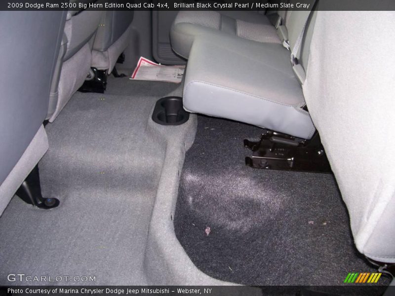 Brilliant Black Crystal Pearl / Medium Slate Gray 2009 Dodge Ram 2500 Big Horn Edition Quad Cab 4x4