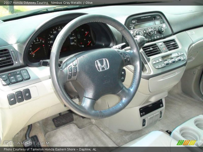 Nimbus Gray Metallic / Olive 2007 Honda Odyssey Touring