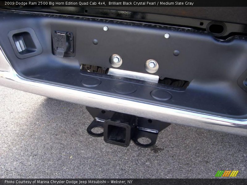 Brilliant Black Crystal Pearl / Medium Slate Gray 2009 Dodge Ram 2500 Big Horn Edition Quad Cab 4x4