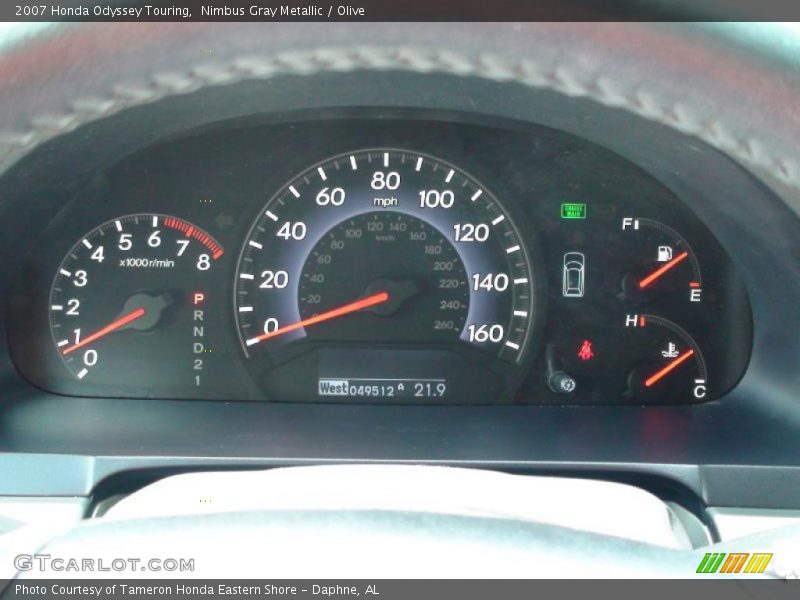 Nimbus Gray Metallic / Olive 2007 Honda Odyssey Touring