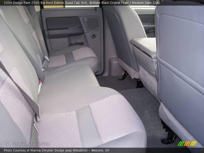 Brilliant Black Crystal Pearl / Medium Slate Gray 2009 Dodge Ram 2500 Big Horn Edition Quad Cab 4x4