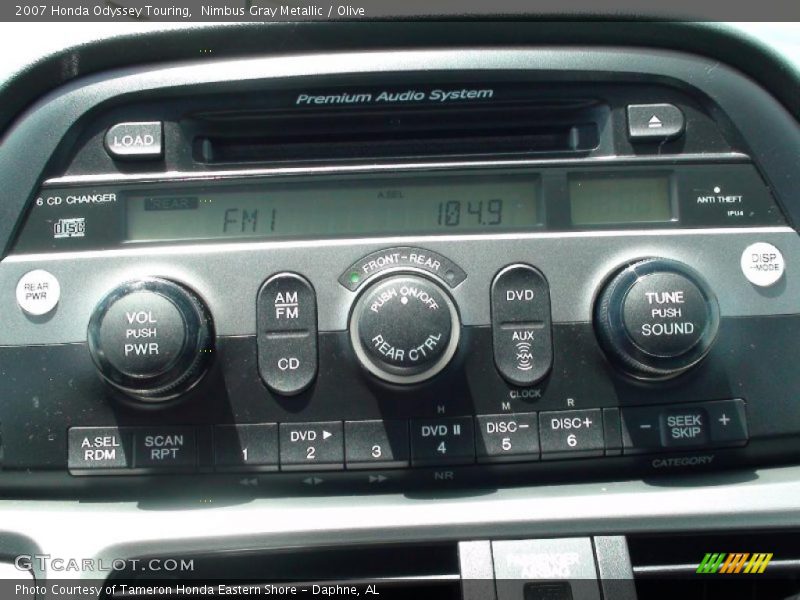 Nimbus Gray Metallic / Olive 2007 Honda Odyssey Touring
