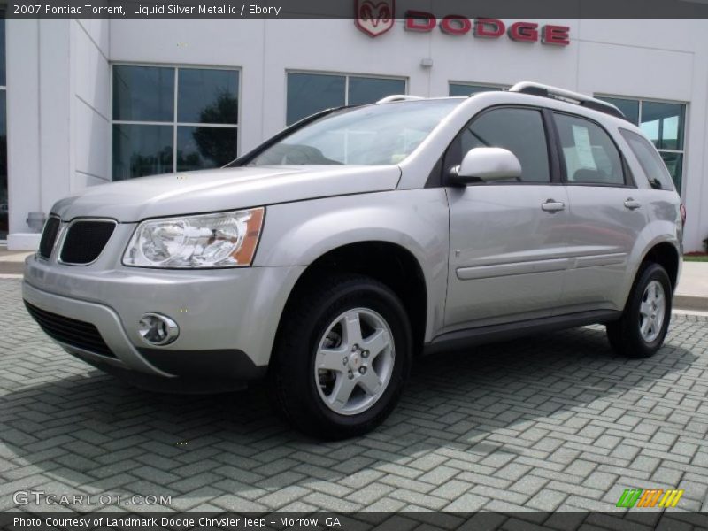 Liquid Silver Metallic / Ebony 2007 Pontiac Torrent