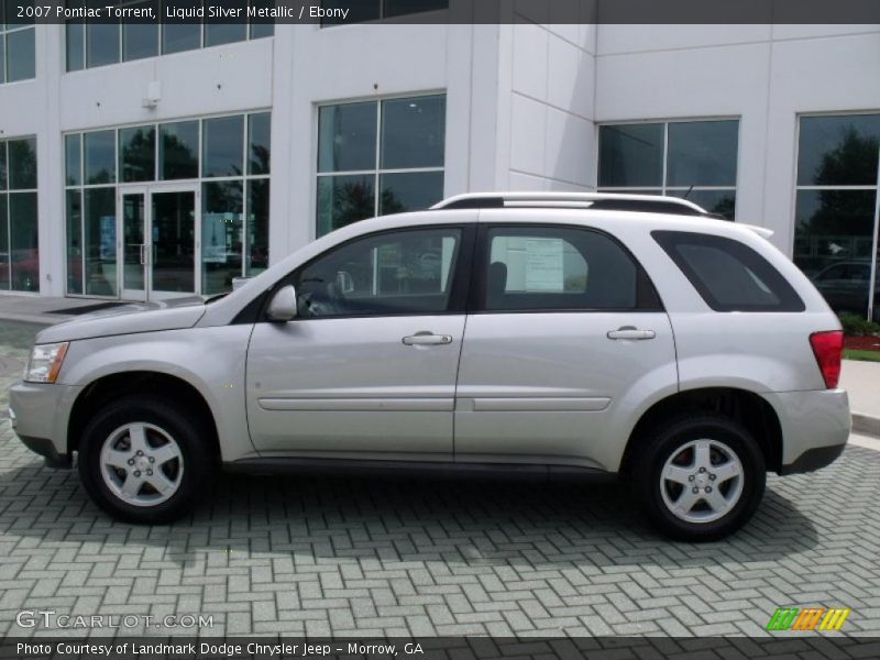 Liquid Silver Metallic / Ebony 2007 Pontiac Torrent