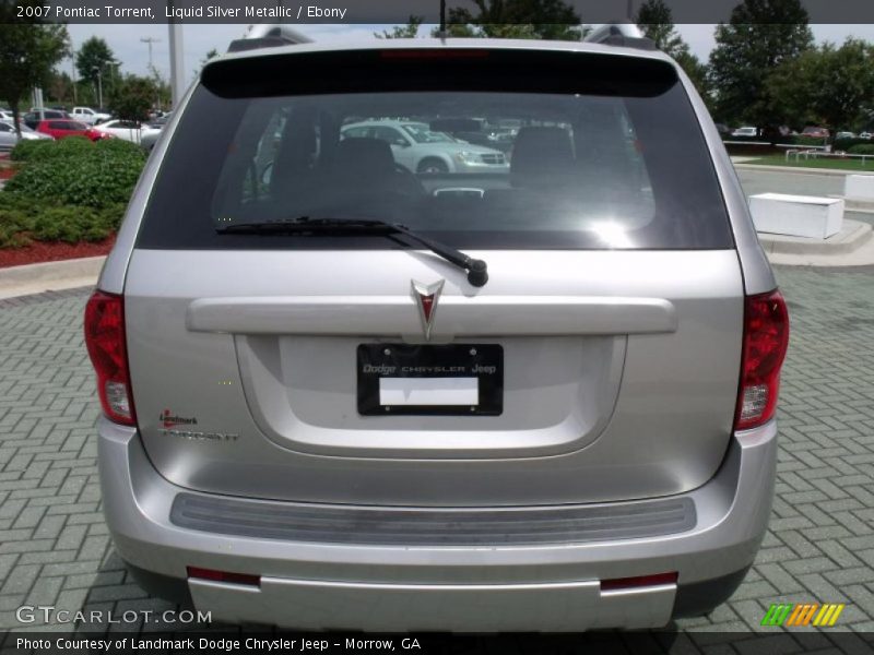 Liquid Silver Metallic / Ebony 2007 Pontiac Torrent