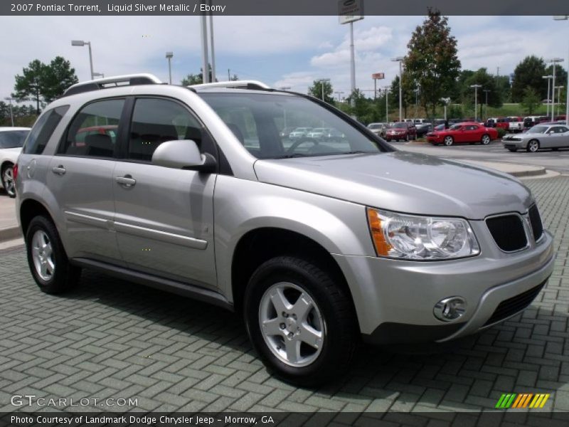 Liquid Silver Metallic / Ebony 2007 Pontiac Torrent
