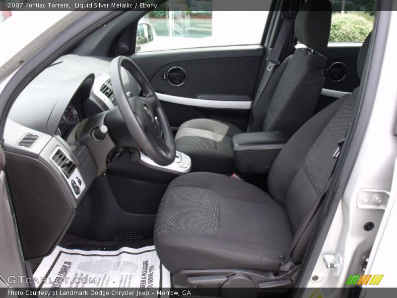 Liquid Silver Metallic / Ebony 2007 Pontiac Torrent