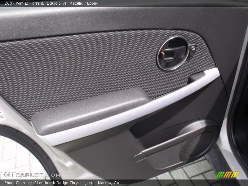 Liquid Silver Metallic / Ebony 2007 Pontiac Torrent