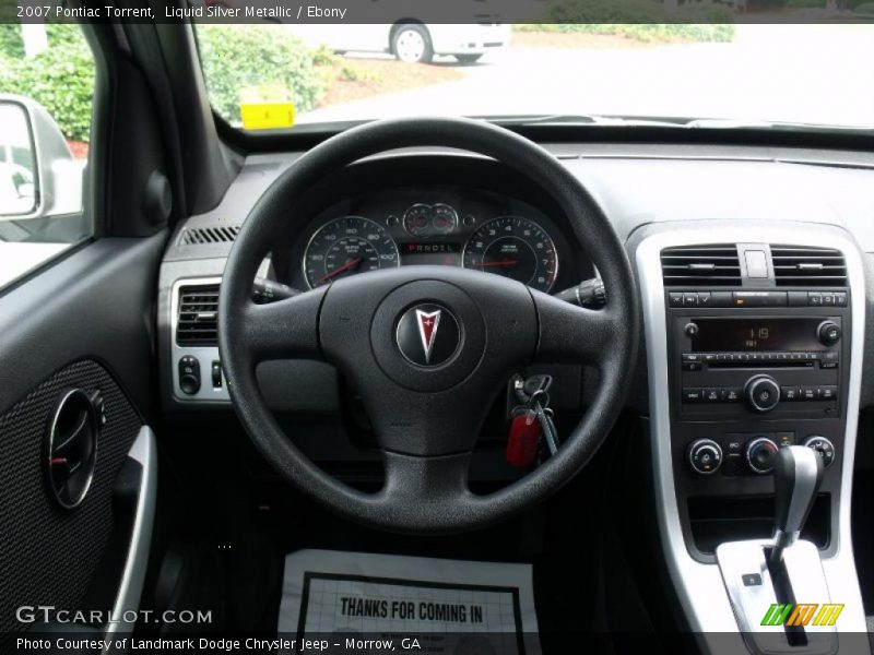 Liquid Silver Metallic / Ebony 2007 Pontiac Torrent
