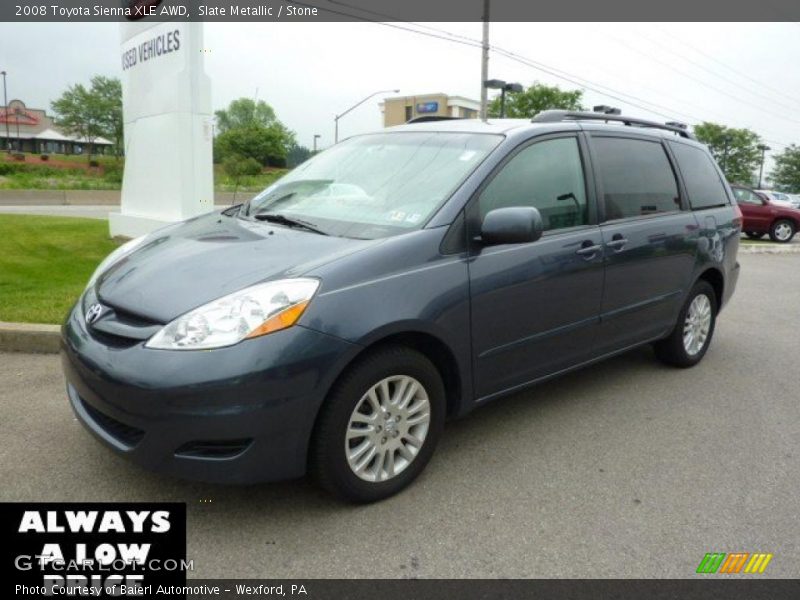 Slate Metallic / Stone 2008 Toyota Sienna XLE AWD