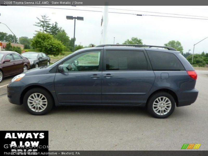 Slate Metallic / Stone 2008 Toyota Sienna XLE AWD