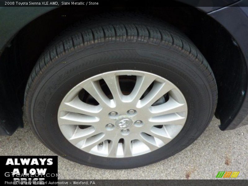 Slate Metallic / Stone 2008 Toyota Sienna XLE AWD