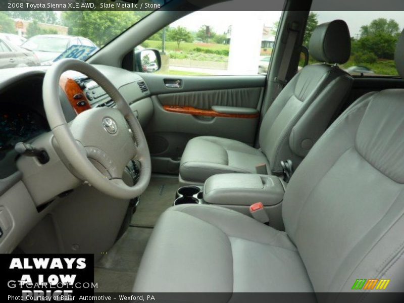 Slate Metallic / Stone 2008 Toyota Sienna XLE AWD