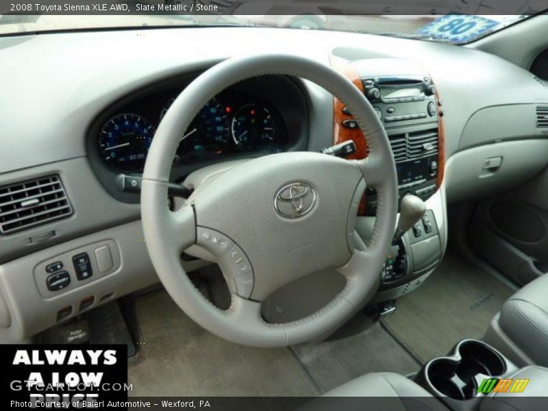 Slate Metallic / Stone 2008 Toyota Sienna XLE AWD
