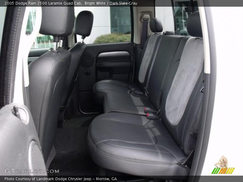 Bright White / Dark Slate Gray 2005 Dodge Ram 2500 Laramie Quad Cab