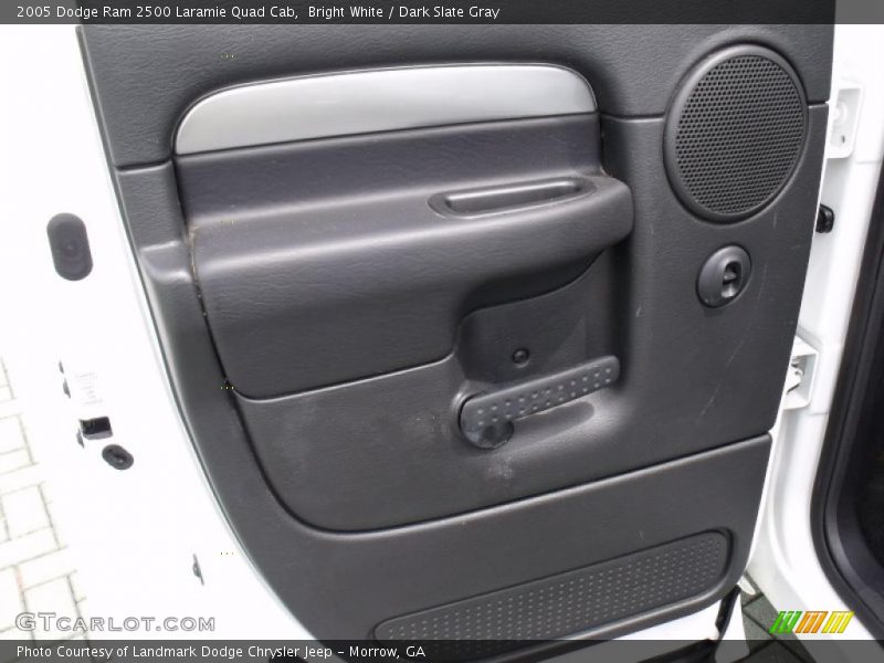 Bright White / Dark Slate Gray 2005 Dodge Ram 2500 Laramie Quad Cab