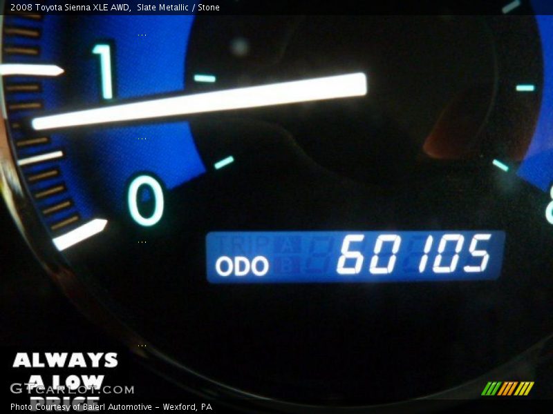 Slate Metallic / Stone 2008 Toyota Sienna XLE AWD