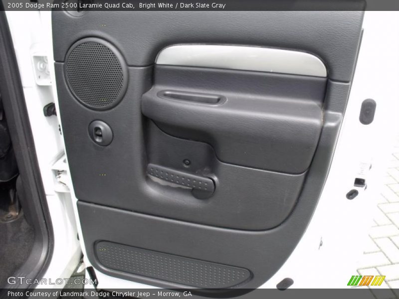 Bright White / Dark Slate Gray 2005 Dodge Ram 2500 Laramie Quad Cab