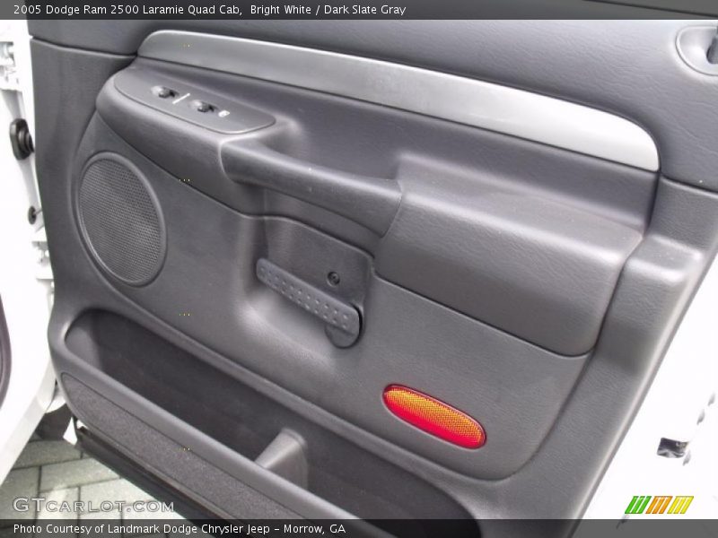 Bright White / Dark Slate Gray 2005 Dodge Ram 2500 Laramie Quad Cab