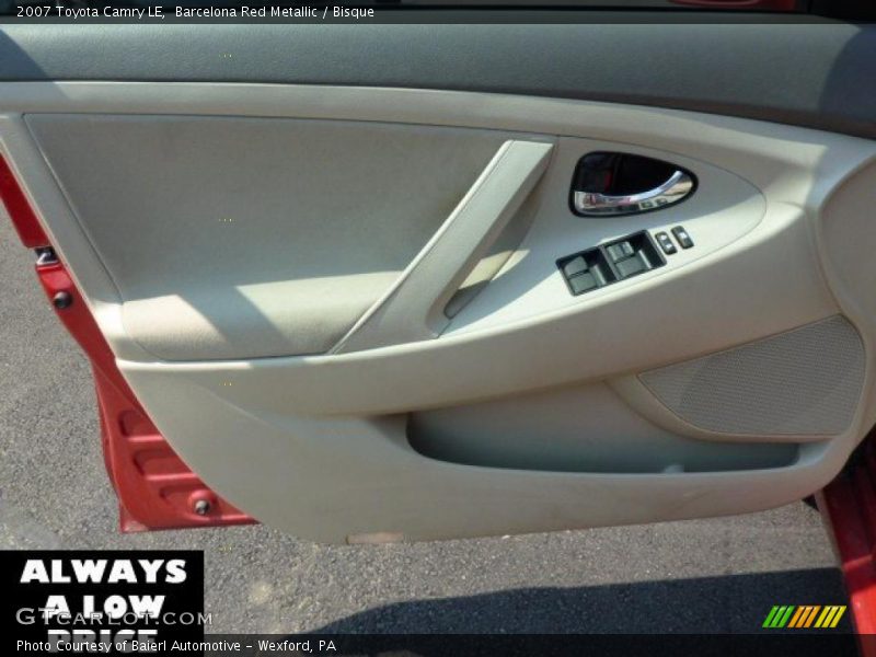 Barcelona Red Metallic / Bisque 2007 Toyota Camry LE
