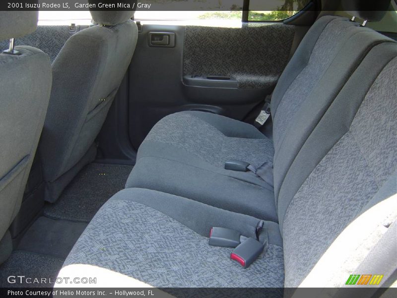 Garden Green Mica / Gray 2001 Isuzu Rodeo LS