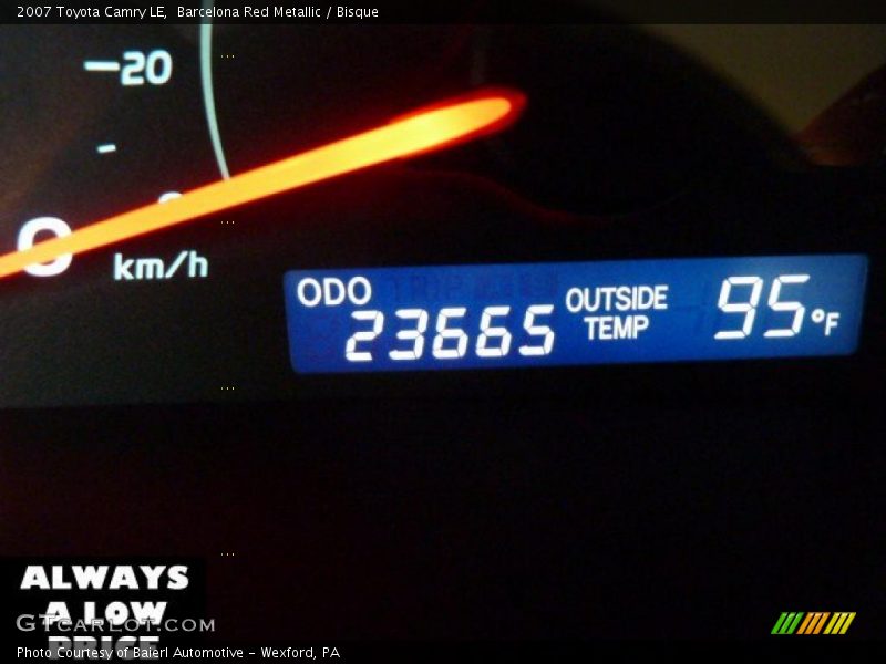 Barcelona Red Metallic / Bisque 2007 Toyota Camry LE