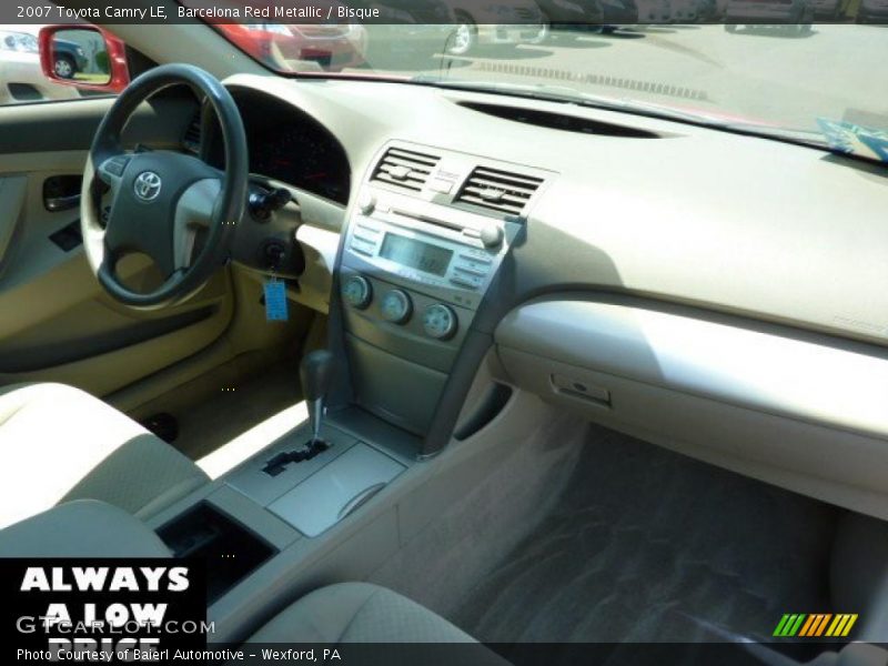 Barcelona Red Metallic / Bisque 2007 Toyota Camry LE
