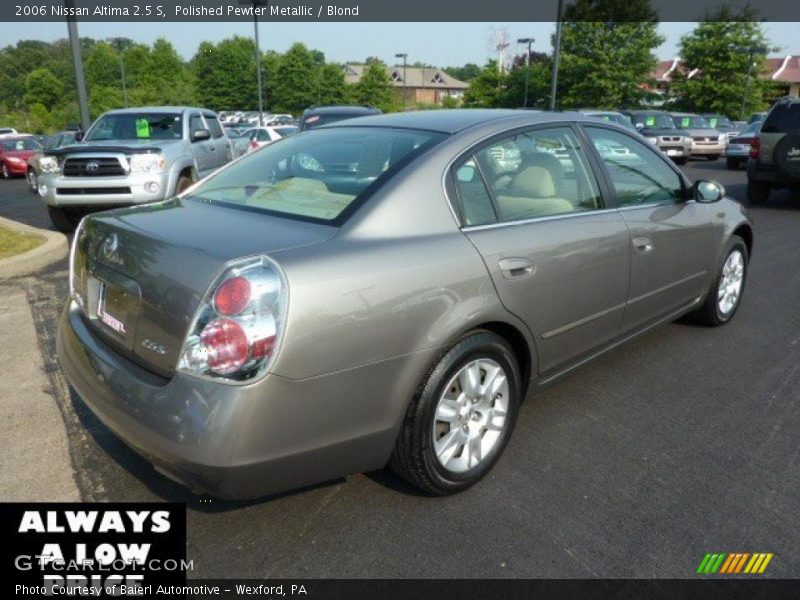 Polished Pewter Metallic / Blond 2006 Nissan Altima 2.5 S