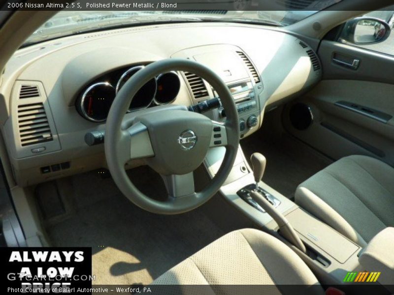 Polished Pewter Metallic / Blond 2006 Nissan Altima 2.5 S