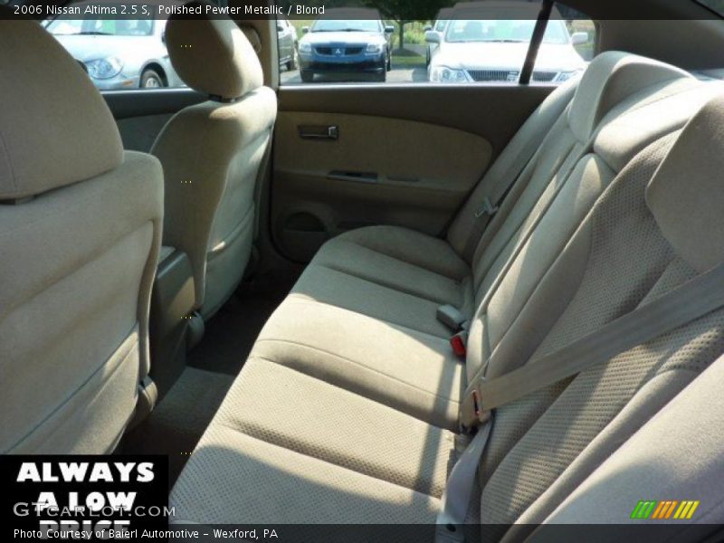 Polished Pewter Metallic / Blond 2006 Nissan Altima 2.5 S