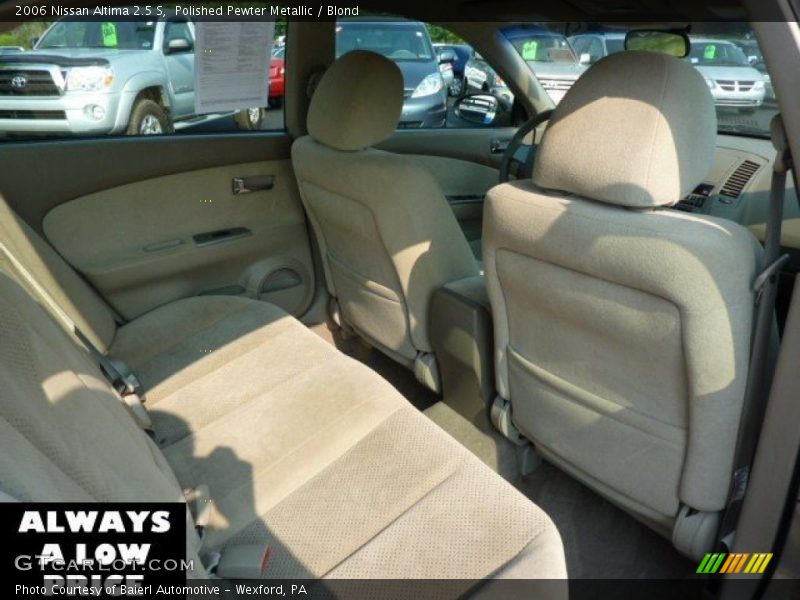 Polished Pewter Metallic / Blond 2006 Nissan Altima 2.5 S