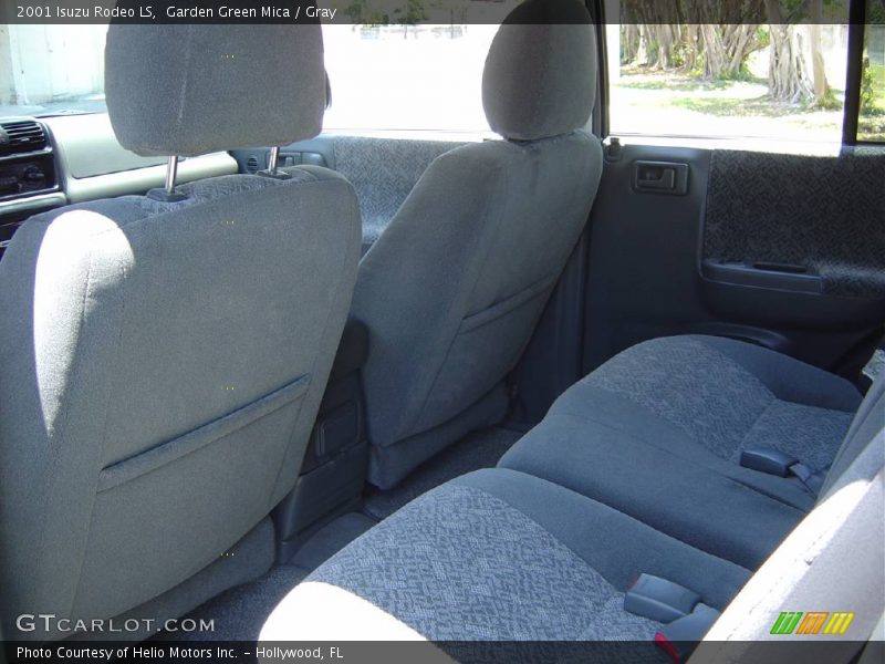 Garden Green Mica / Gray 2001 Isuzu Rodeo LS