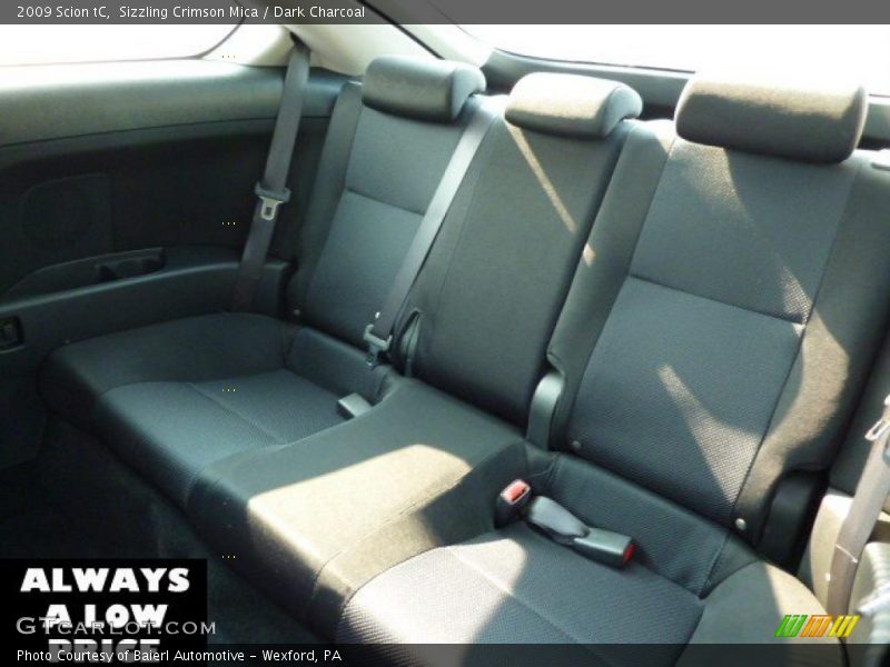 Sizzling Crimson Mica / Dark Charcoal 2009 Scion tC