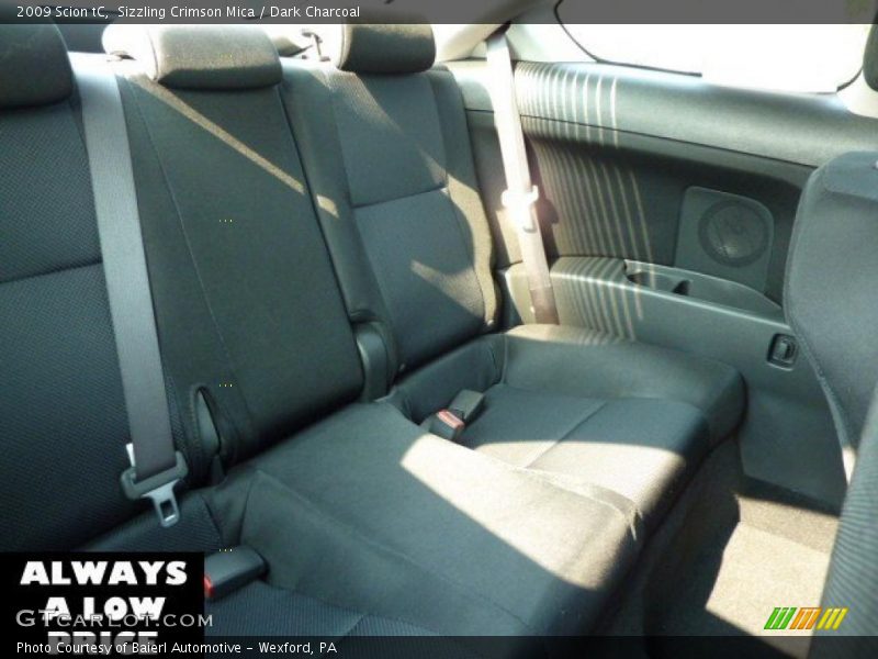 Sizzling Crimson Mica / Dark Charcoal 2009 Scion tC