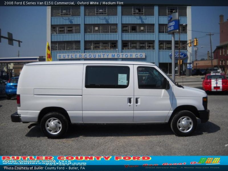 Oxford White / Medium Flint 2008 Ford E Series Van E150 Commercial