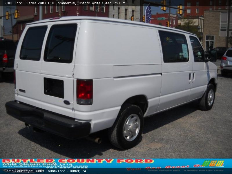Oxford White / Medium Flint 2008 Ford E Series Van E150 Commercial