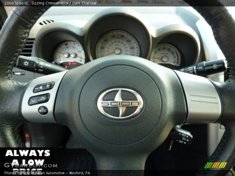Sizzling Crimson Mica / Dark Charcoal 2009 Scion tC
