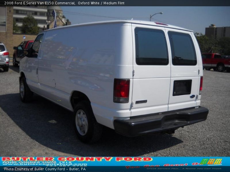 Oxford White / Medium Flint 2008 Ford E Series Van E150 Commercial