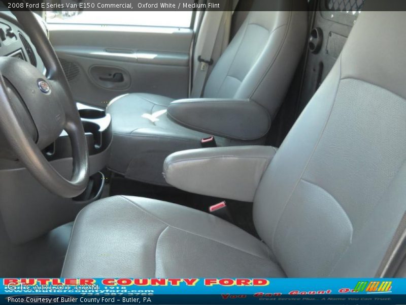 Oxford White / Medium Flint 2008 Ford E Series Van E150 Commercial