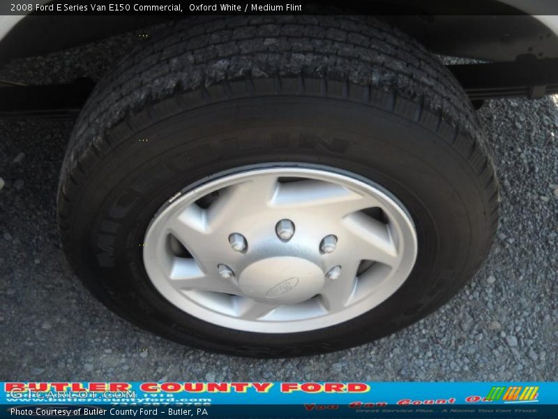 Oxford White / Medium Flint 2008 Ford E Series Van E150 Commercial
