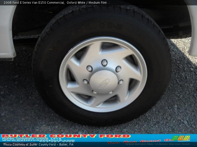 Oxford White / Medium Flint 2008 Ford E Series Van E150 Commercial