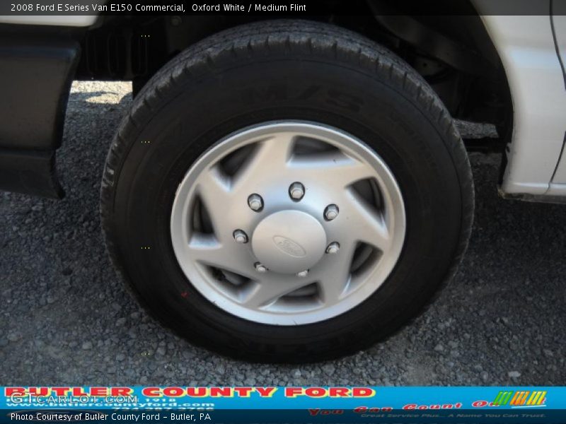 Oxford White / Medium Flint 2008 Ford E Series Van E150 Commercial