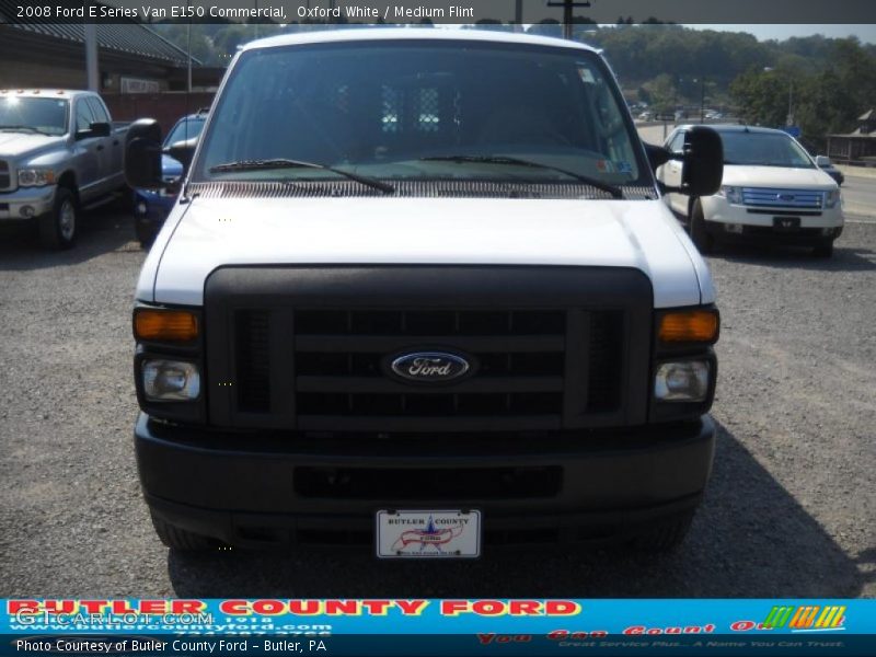 Oxford White / Medium Flint 2008 Ford E Series Van E150 Commercial