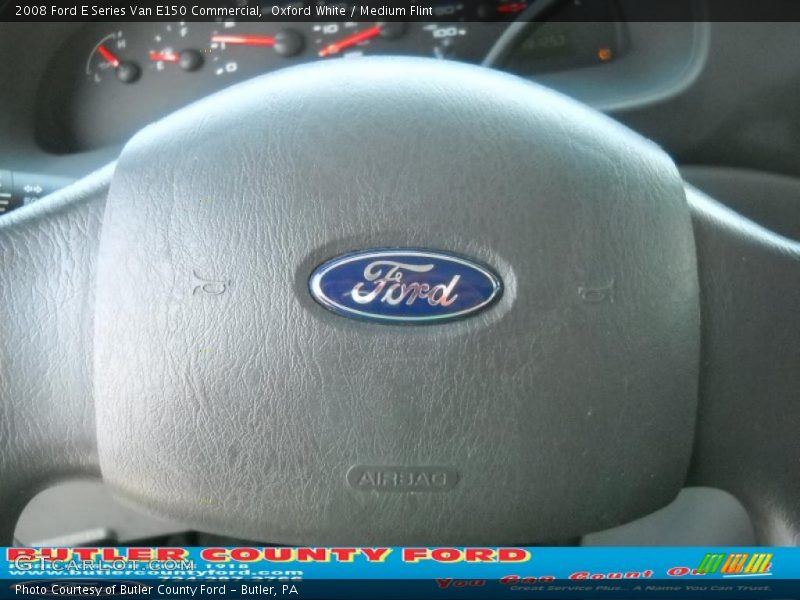 Oxford White / Medium Flint 2008 Ford E Series Van E150 Commercial