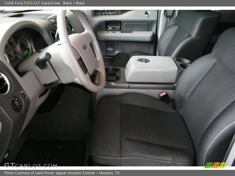 Black / Black 2008 Ford F150 XLT SuperCrew