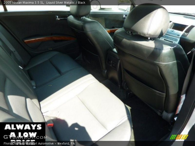 Liquid Silver Metallic / Black 2005 Nissan Maxima 3.5 SL