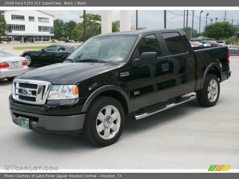 Black / Black 2008 Ford F150 XLT SuperCrew